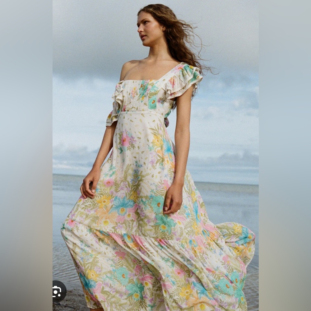 Spell Lei Lei Frill Gown -size Small